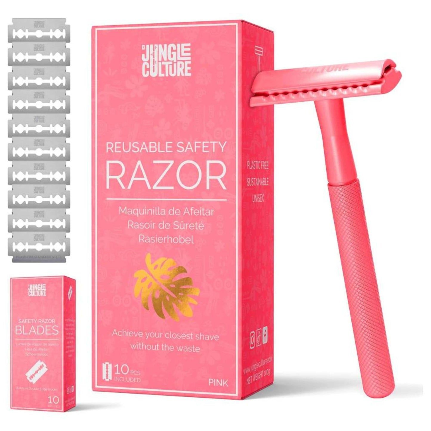 Reusable Safety Razors for Women & Men | Eco-Friendly Metal Razor-18